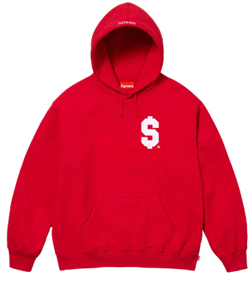 Hoodie SUPREME RED Hooded Sweatshirt DROP SHOP