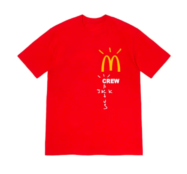 Travis Scott X McDonald s Crew T shirt Red DROP SHOP travis-scott-x-mcdonald-s-crew-t-shirt-red-drop-shop