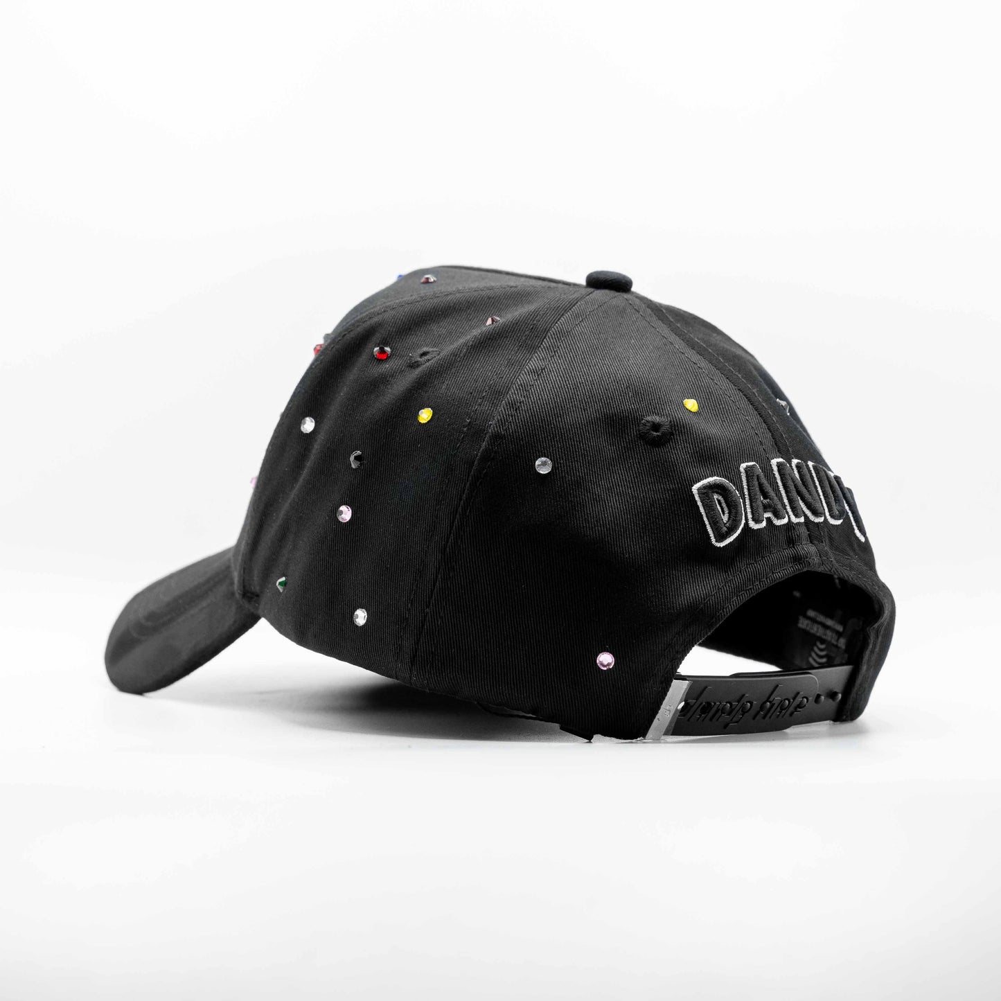 GORRA DANDY HATS "LA" BLACK RAINBOW CRYSTALS