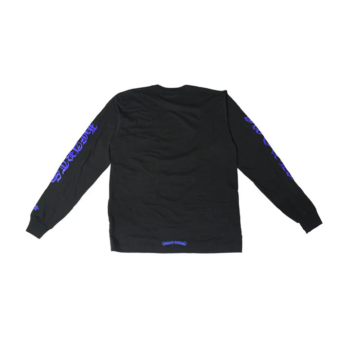 Chrome Hearts Neck Logo L/S Pocket Shirt Black Blue