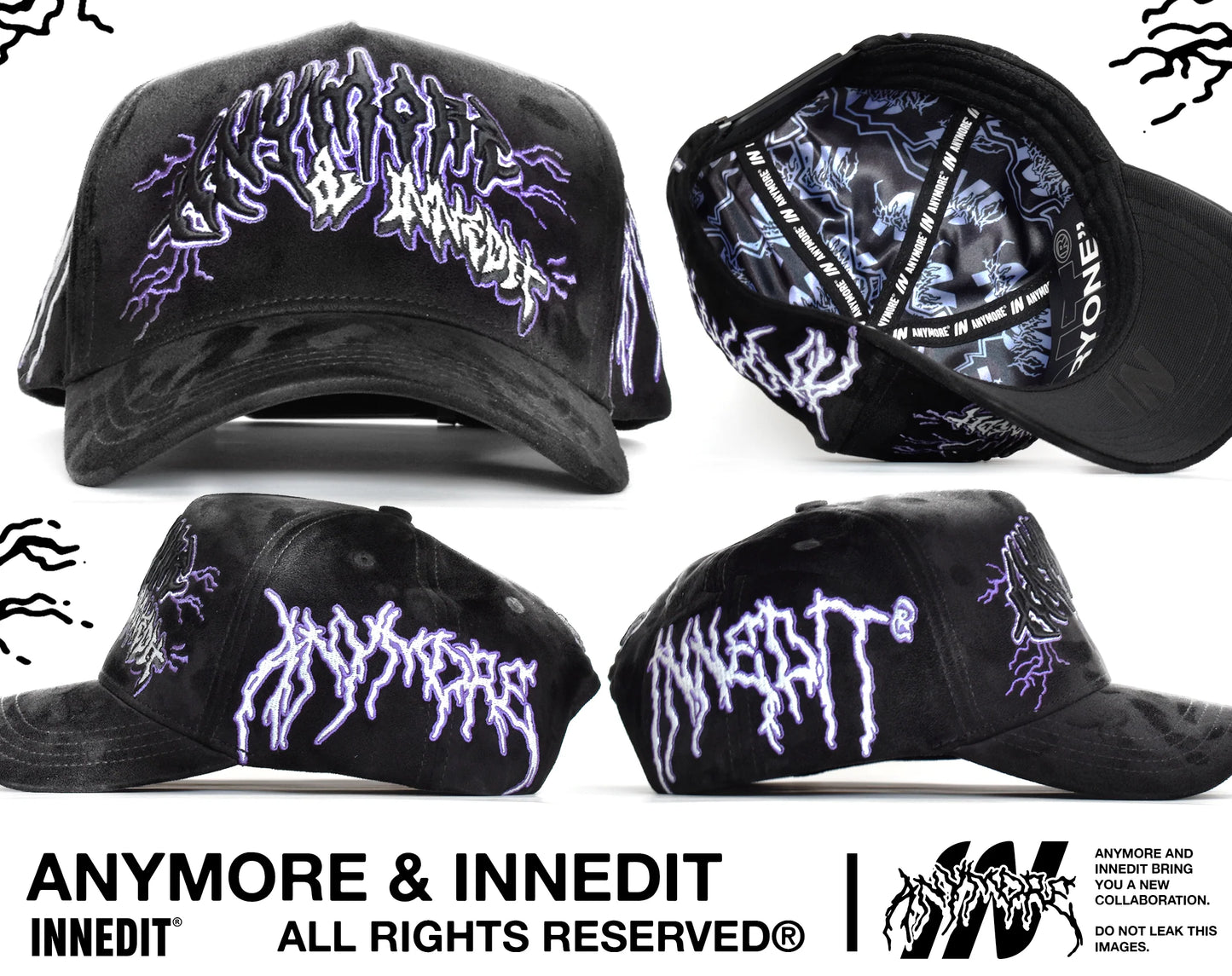 Gorra Innedit x Anymore Glow in The Dark