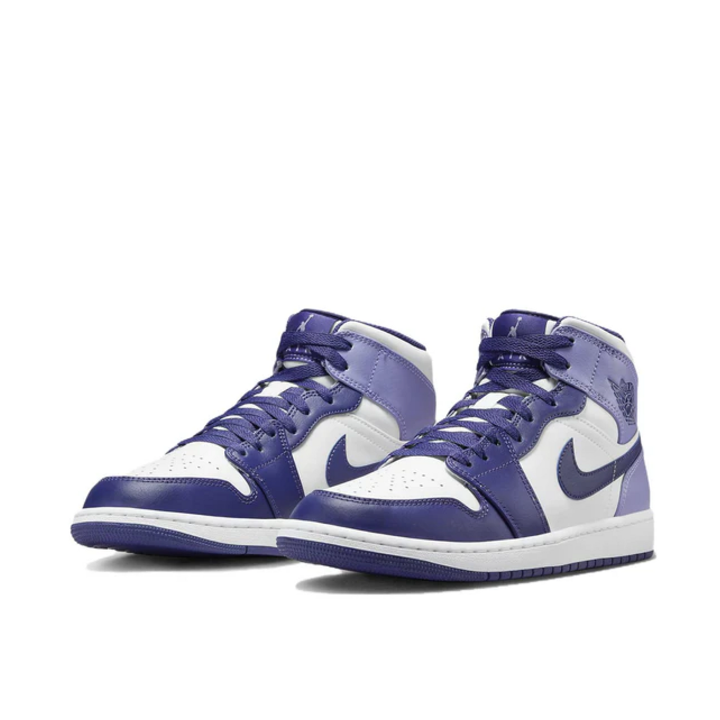 Air Jordan 1 Mid White Sky J Purple (GS)