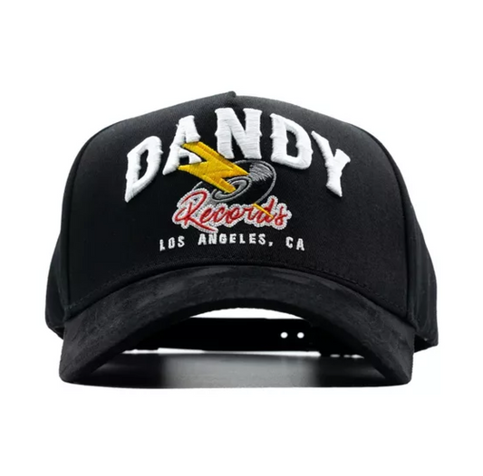 GORRA DANDY HATS DANDY RECORDS NEGRA