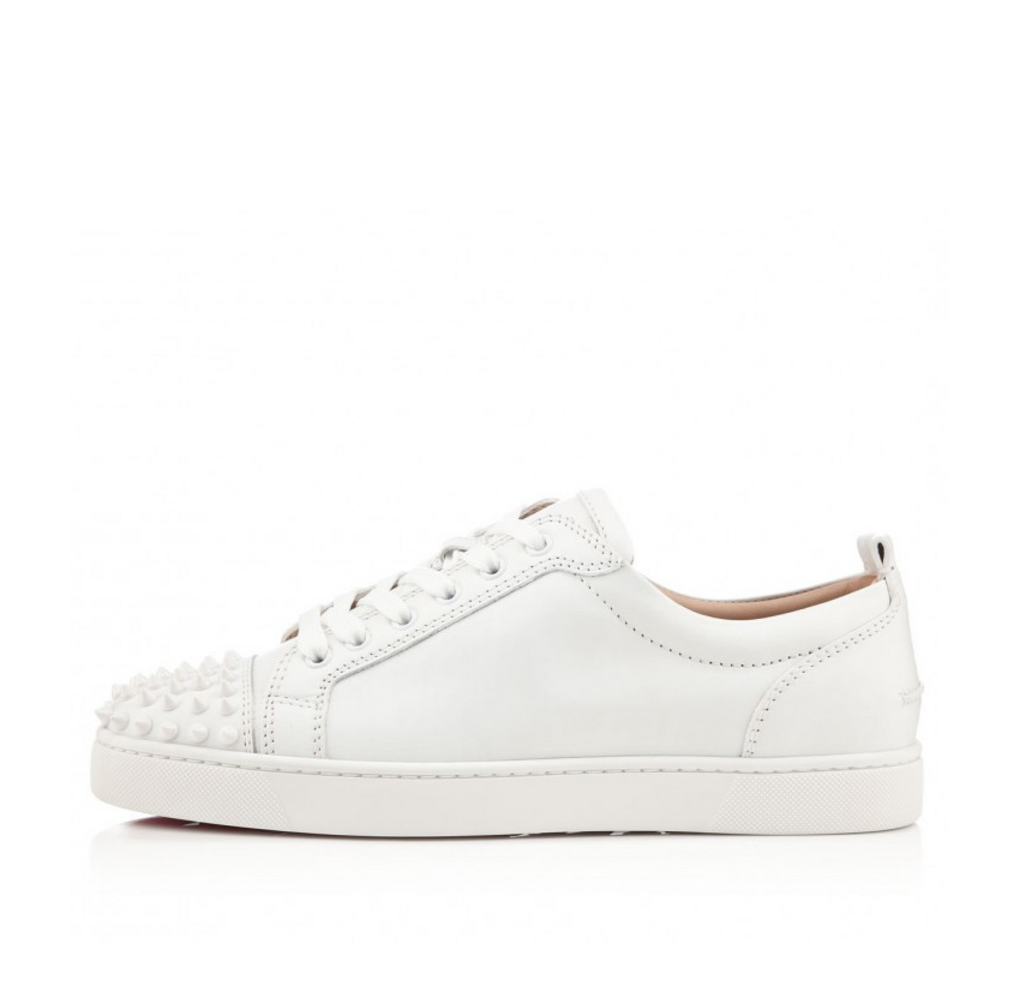 Christian Louboutin Louis Junior Spikes White