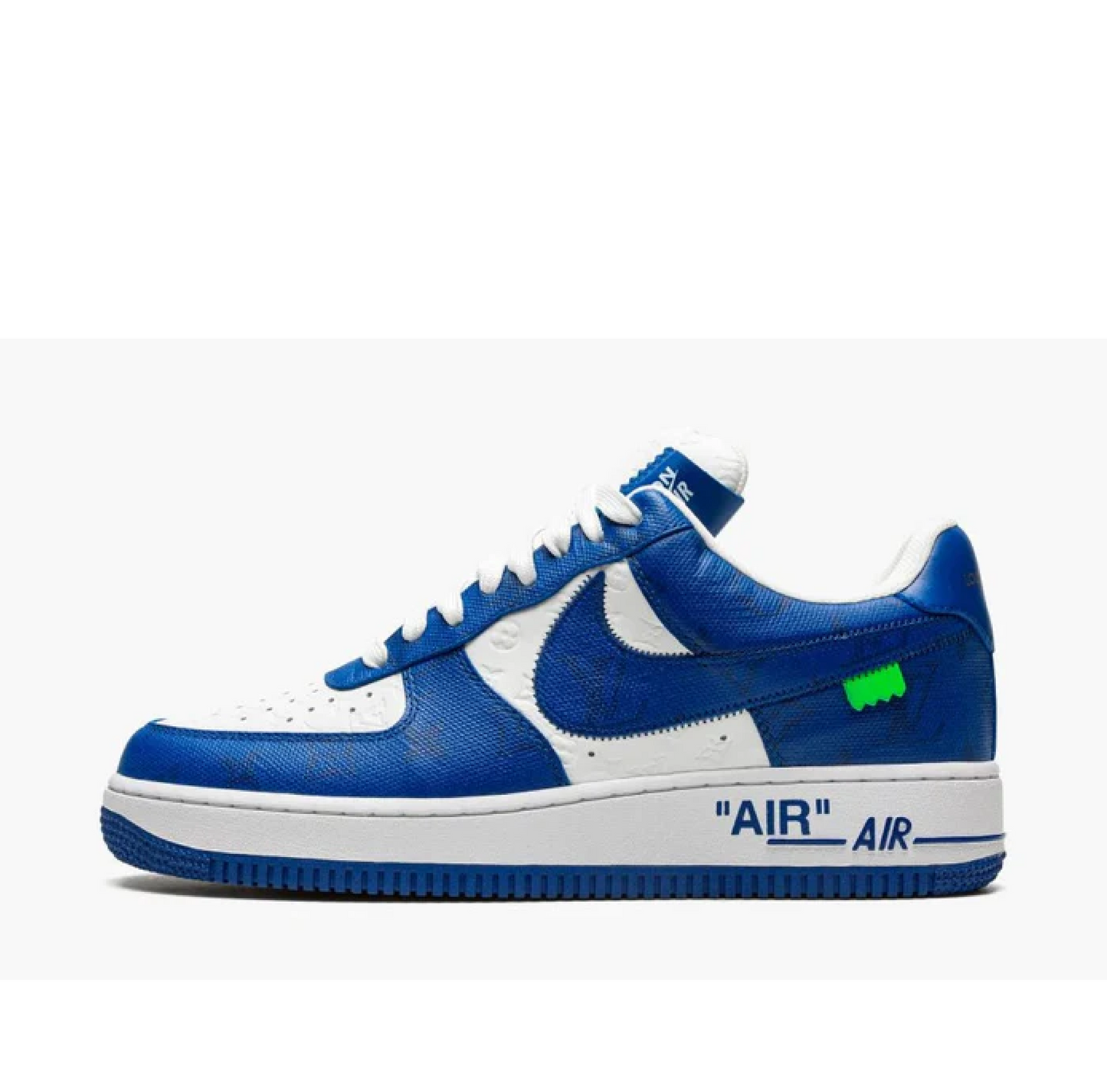 Louis Vuitton Nike Air Force 1 Low By Virgil Abloh White Royal SEMINUEVO