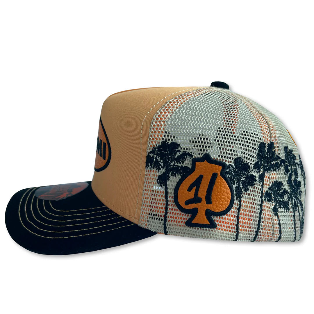 GORRA 1IRON TRENDY MIAMI ORANGE MALLA