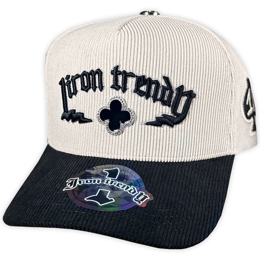 GORRA 1IRON TRENDY "ROCKSTAR BEIGE BLACK"