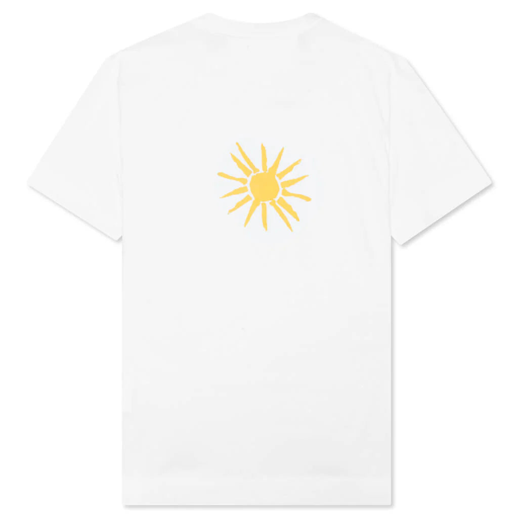 GIVENCHY SUN PRINTED WHITE T-SHIRT