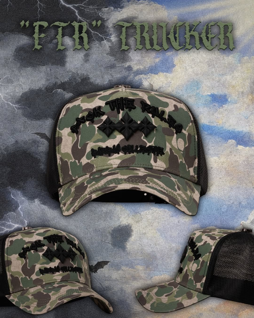 Gorra Barbas GOOD & EVIL “FTR Trunker” PREVENTA