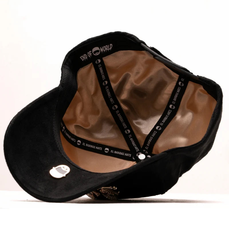 GORRA EL BARBAS HATS “ROSE GOLD SKULLS”