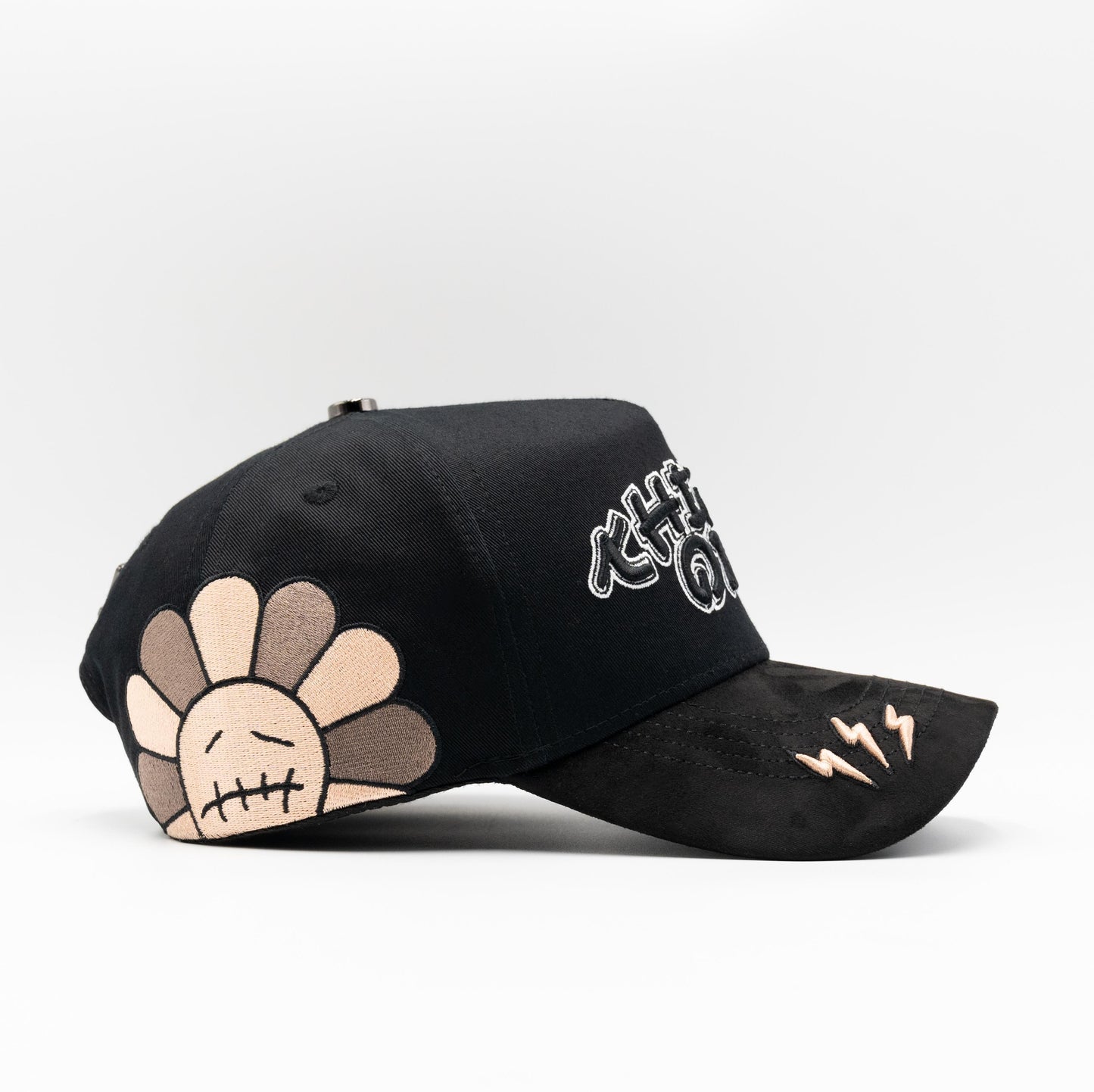 GORRA 31 HATS "ORIENTAL TRAVIS FLOWER” BLACK