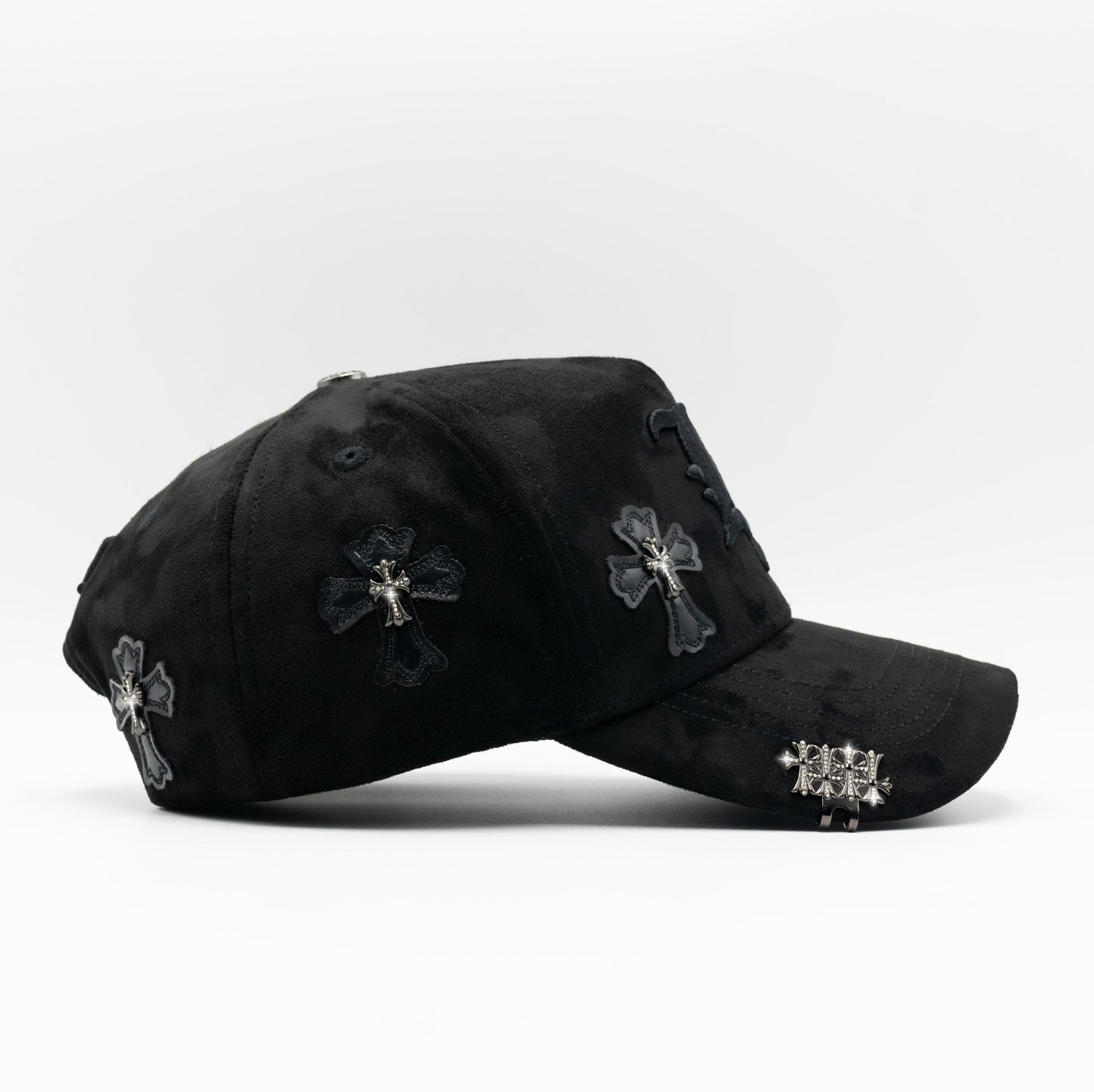 GORRA 31 HATS "LA CHROME BLACK IN BLACK SILVER"