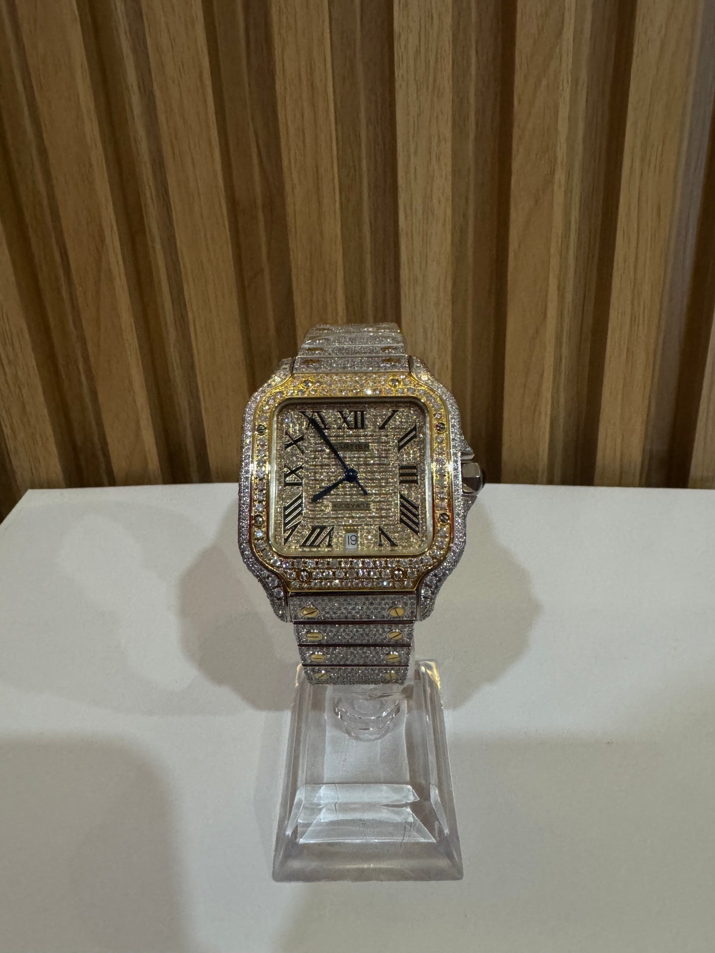 CARTIER SANTOS FULL ICE