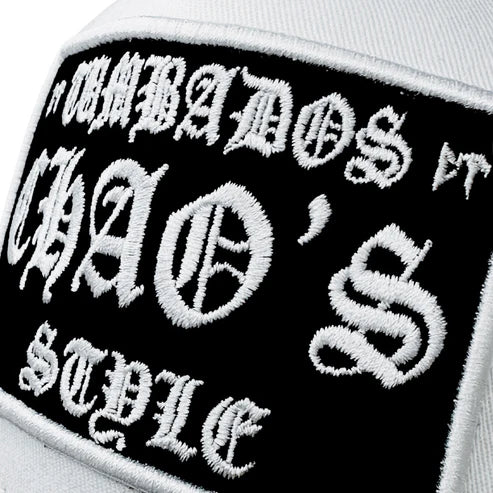 GORRA CV HATS "CHAOS" WHITE