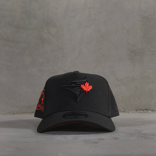 GORRA NEW ERA TORONTO BLACK RED ADJUSTABLE
