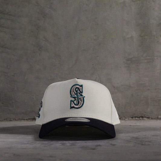GORRA NEW ERA SEATTLE MARINERS BEIGE GREY ADJUSTABLE