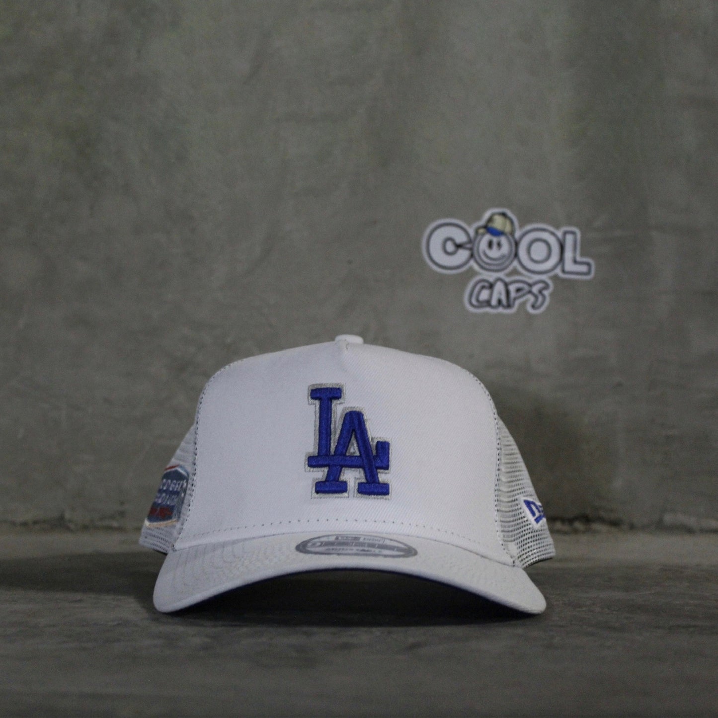 GORRA NEW ERA LOS ANGELES WHITE BLUE ADJUSTABLE