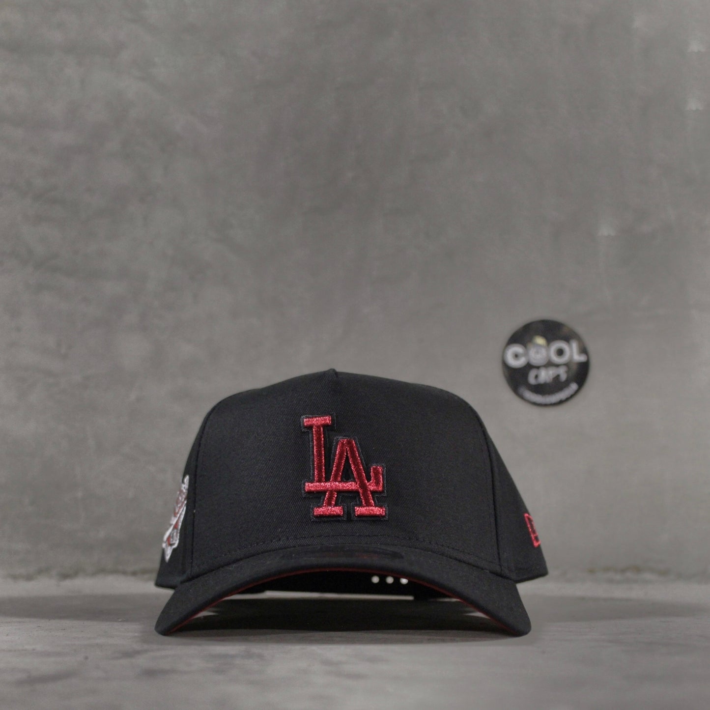 GORRA NEW ERA LOS ANGELES 1988 BLACK RED ADJUSTABLE