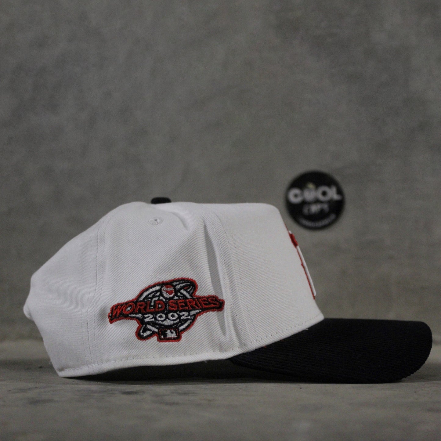 GORRA NEW ERA ANGELS WHITE BLACK ADJUSTABLE