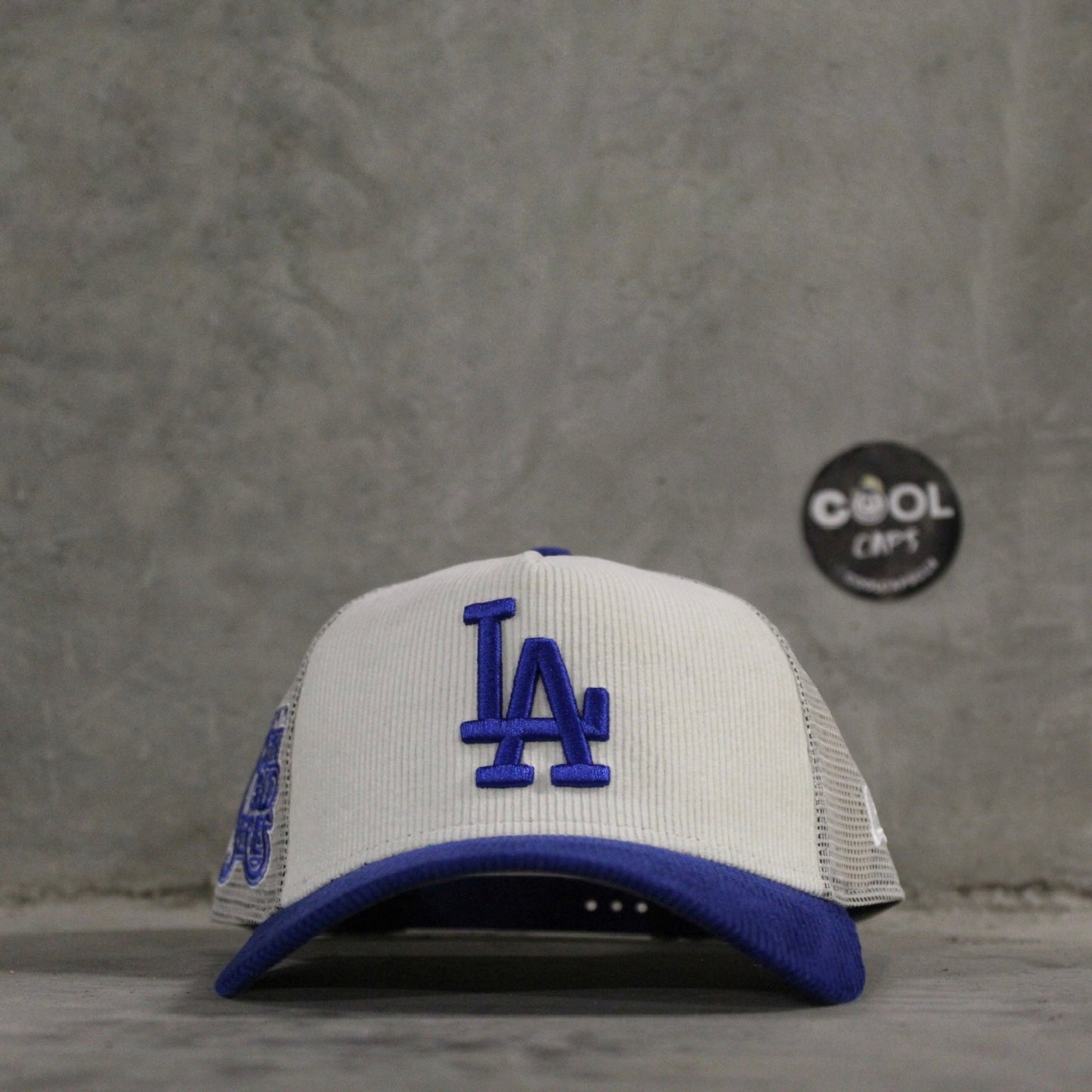 GORRA NEW ERA LOS ANGELES BEIGE BLUE ADJUSTABLE