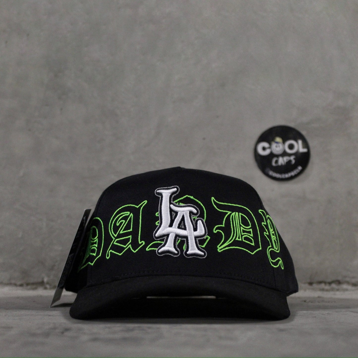 GORRA DANDY HATS LA NEON BLACK SNAPBACK