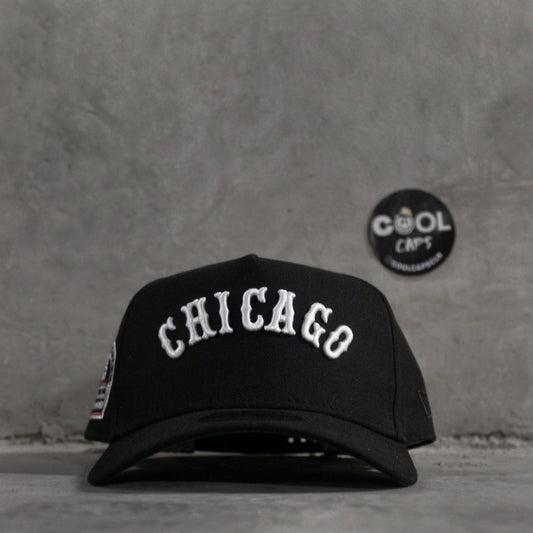 GORRA NEW ERA CHICAGO BLACK ADJUSTABLE