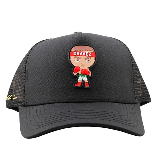 GORRA ALL IN CHIBI CHAVEZ NEGRA CURVA