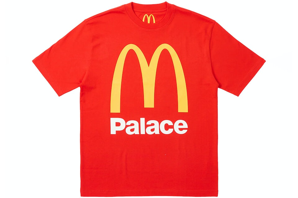 Palace x McDonald's Logo T-shirt Red