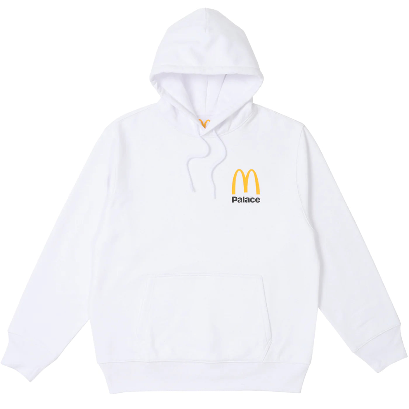 Palace x McDonald's Logo Hoodie White