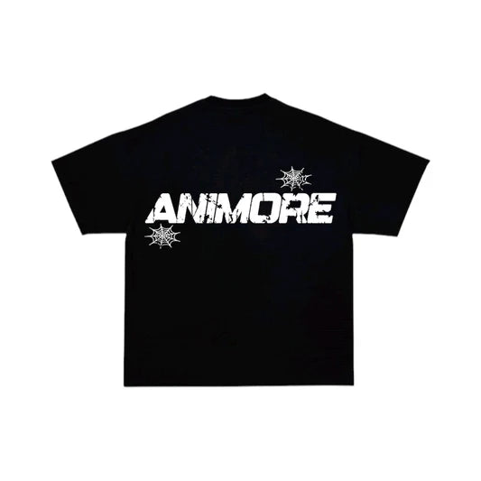 ANYMORE SPIDER T-SHIRT BLACK