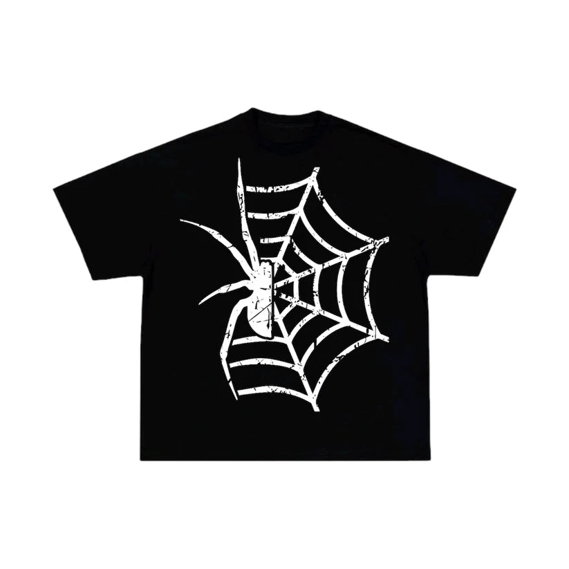 ANYMORE SPIDER T-SHIRT BLACK