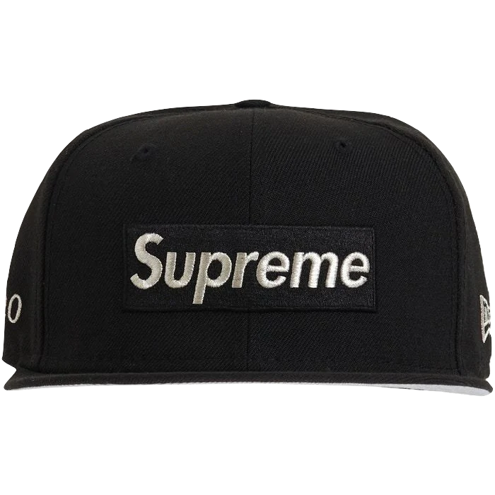 Supreme World Famous Box Logo New Era Black