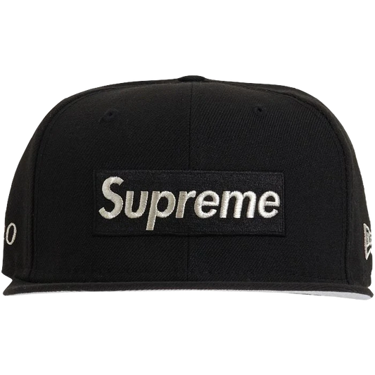Supreme World Famous Box Logo New Era Black