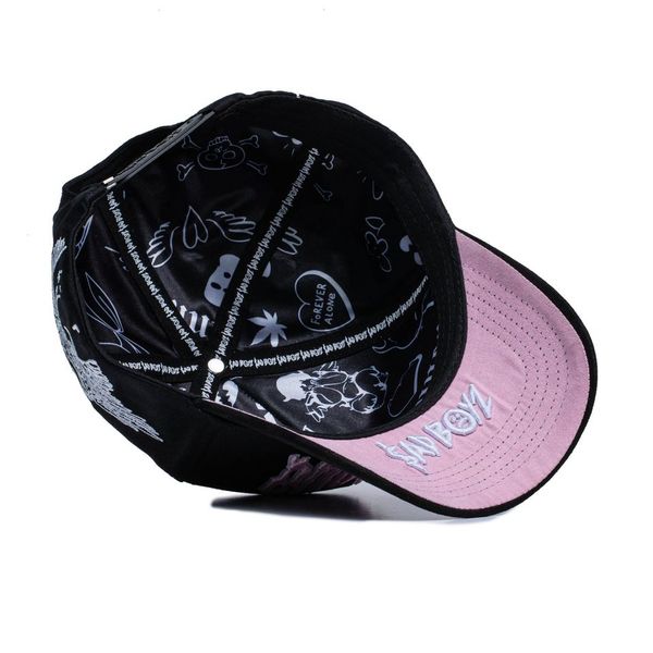 GORRA SADBOYZ CLOTHING "4 LIFE PINK"