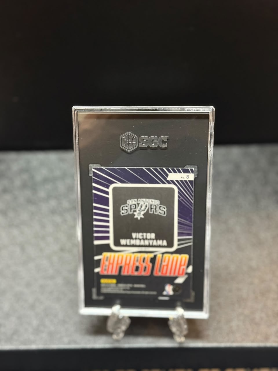 Victor Wembanyama 2023-24 Donruss Optic Express Lane Rookie Card