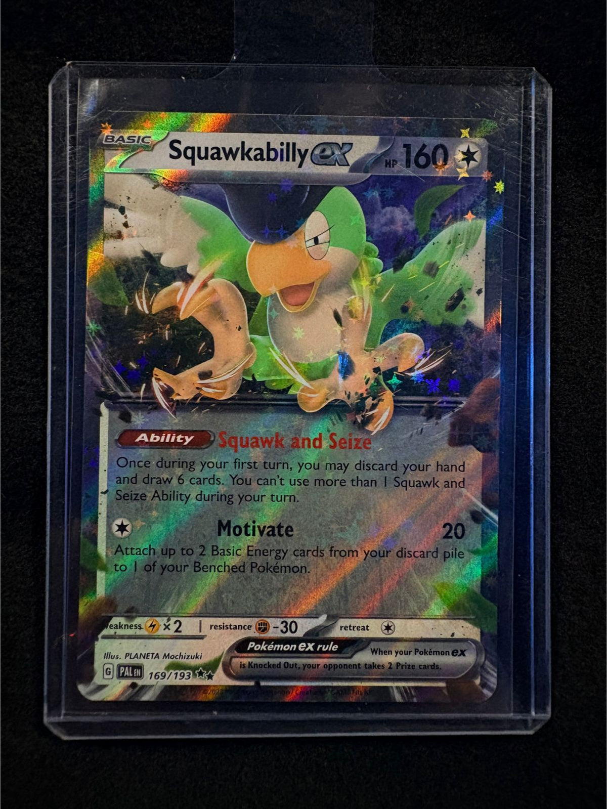 CARTA POKEMON SQUAWKABILLY EX