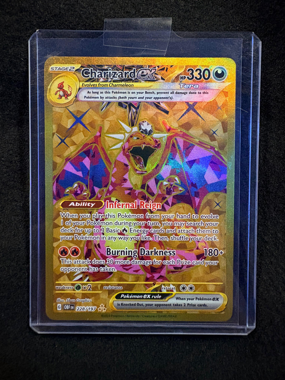 CARTA POKEMON CHARIZARD EX