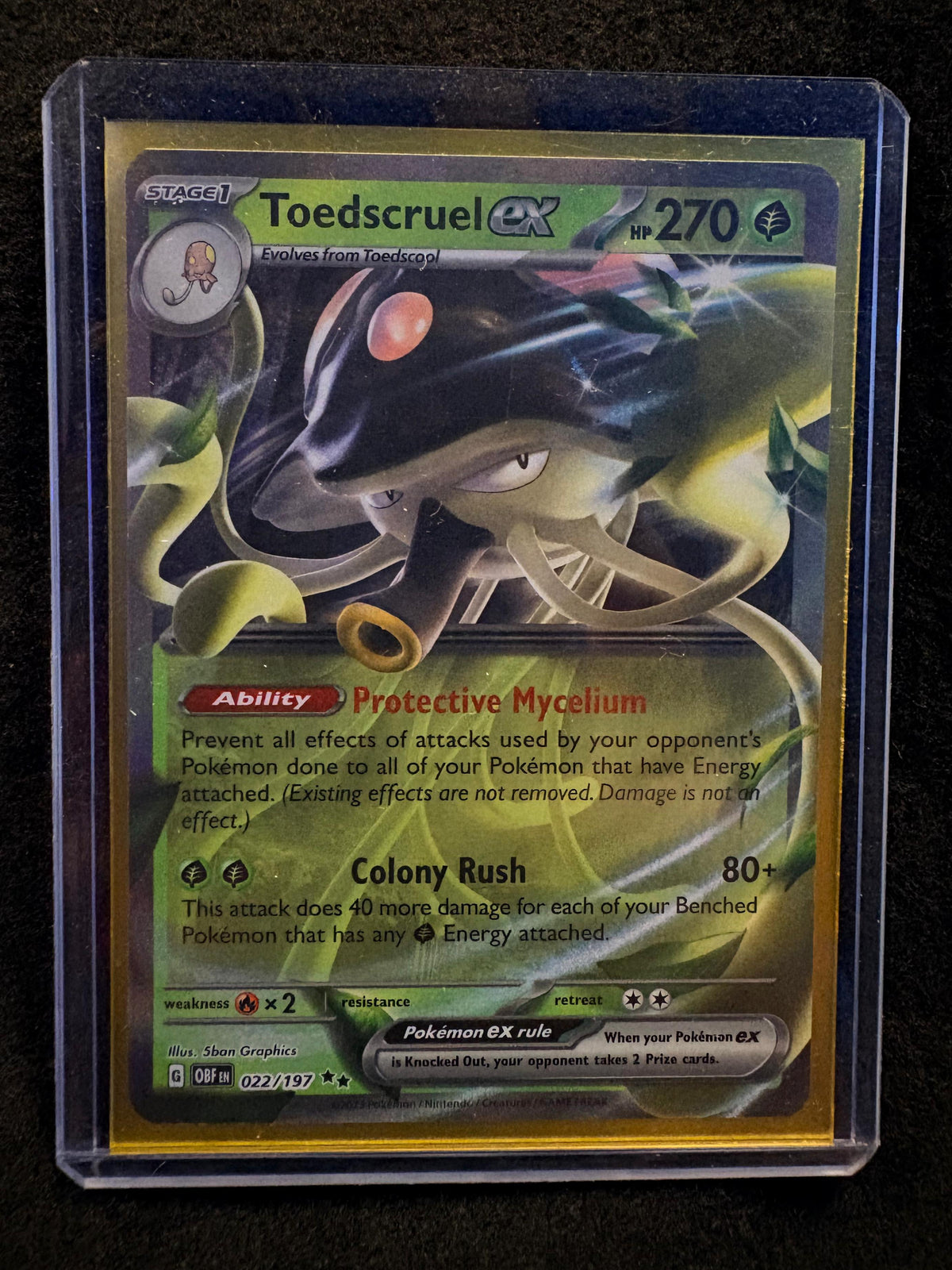CARTA POKEMON Toedscruel ex
