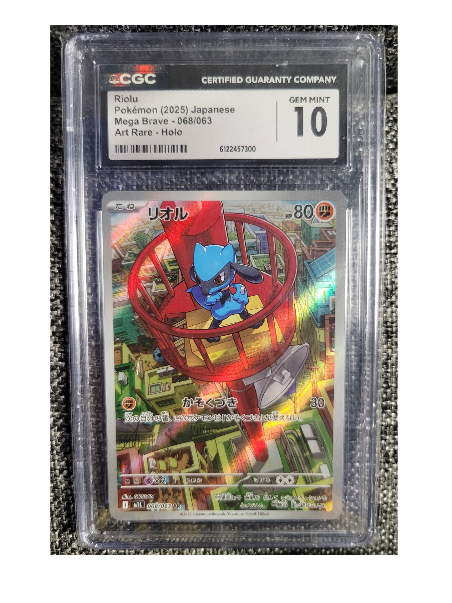 CARTA POKEMON Riolu