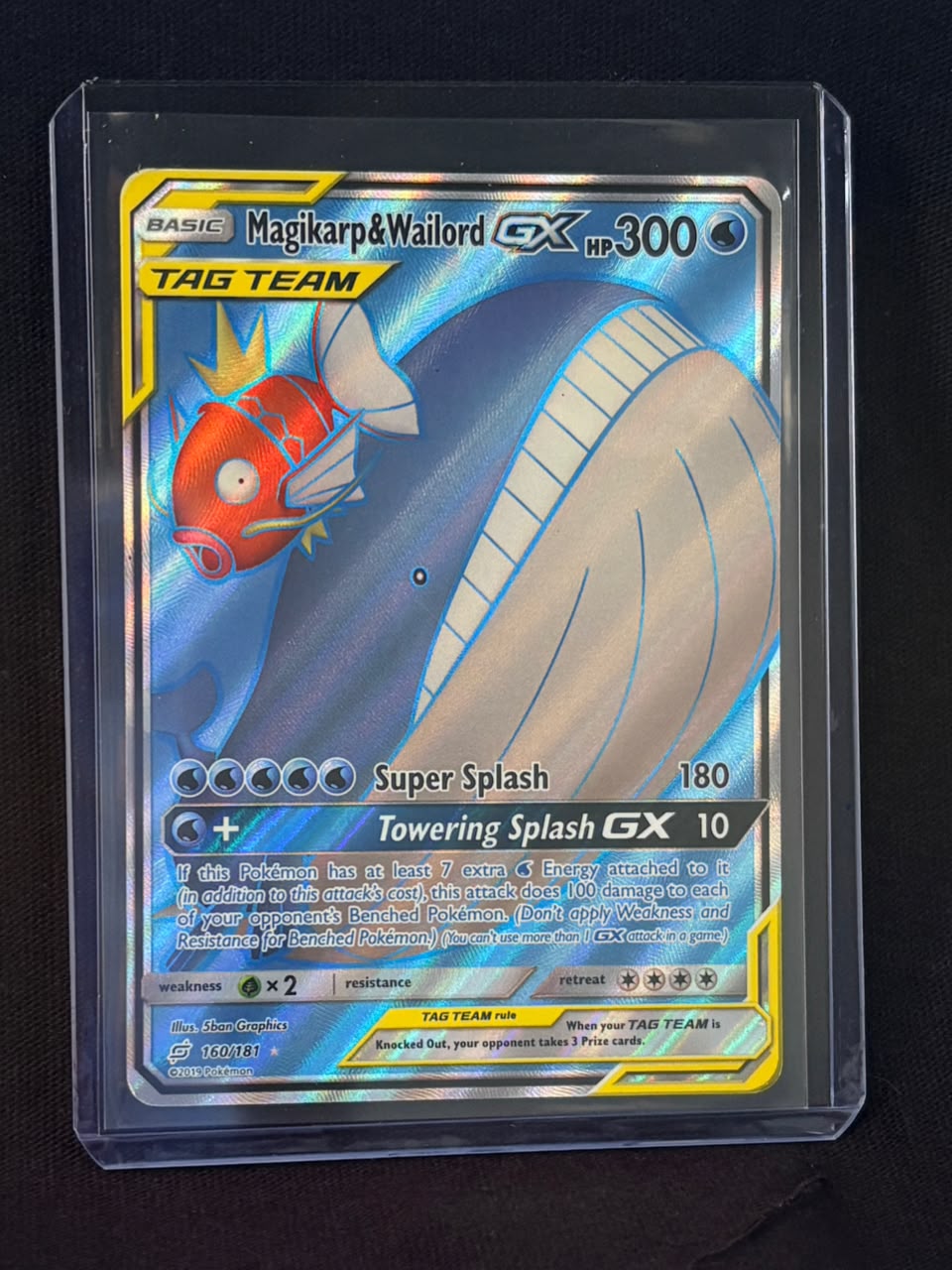 CARTA POKEMON Magikarp & Wailord GX 160/181 – Full Art
