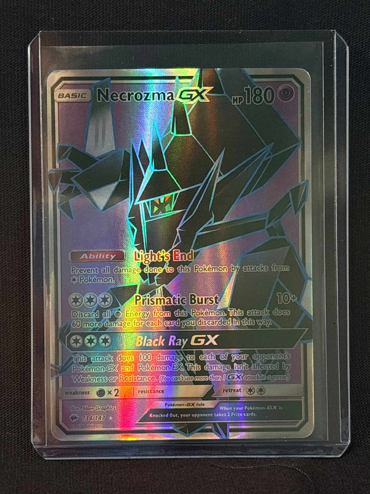 CARTA POKEMON Necrozma GX 134/147 – Full Art