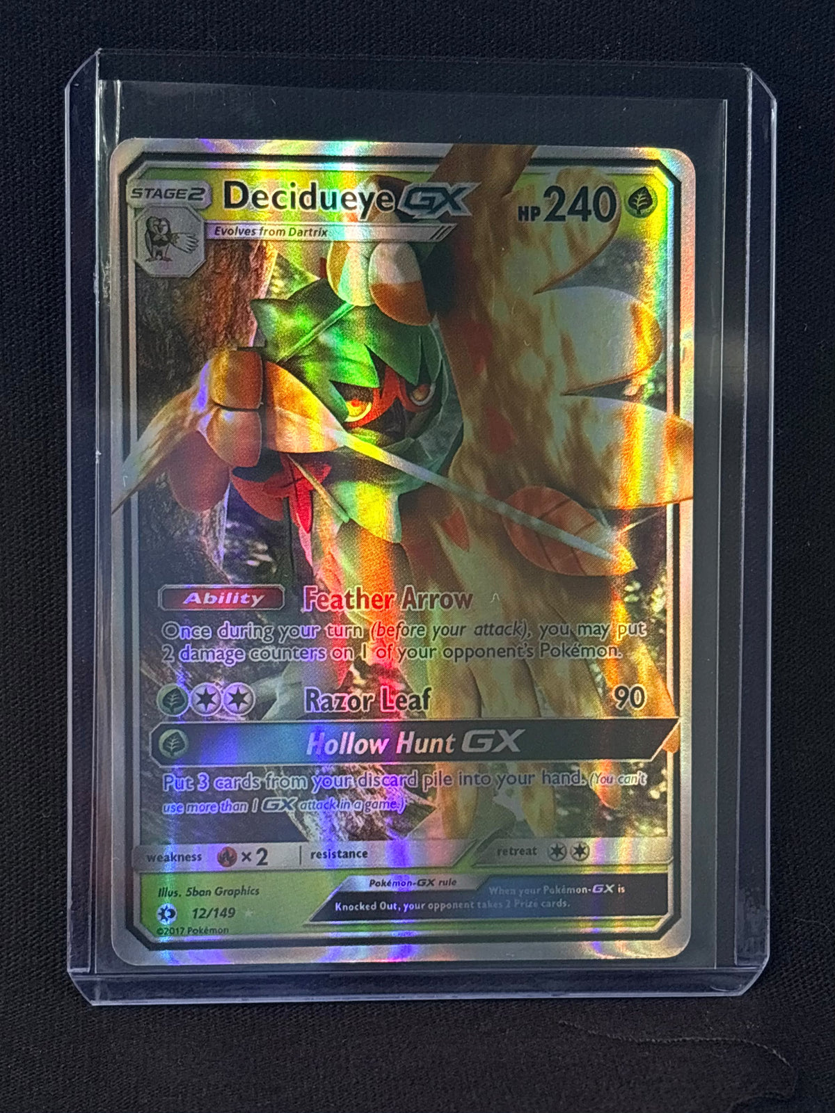 CARTA POKEMON Decidueye GX 12/149