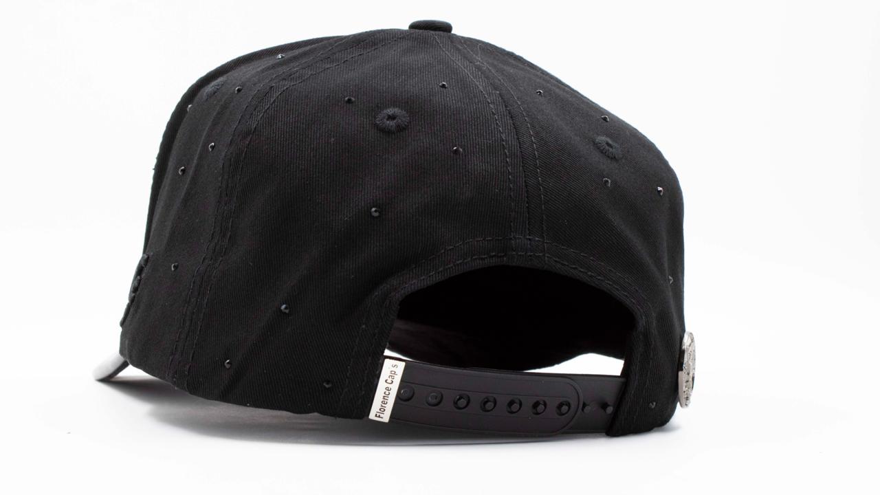 Gorra Florence Caps "SAN JUDAS" Crystal black
