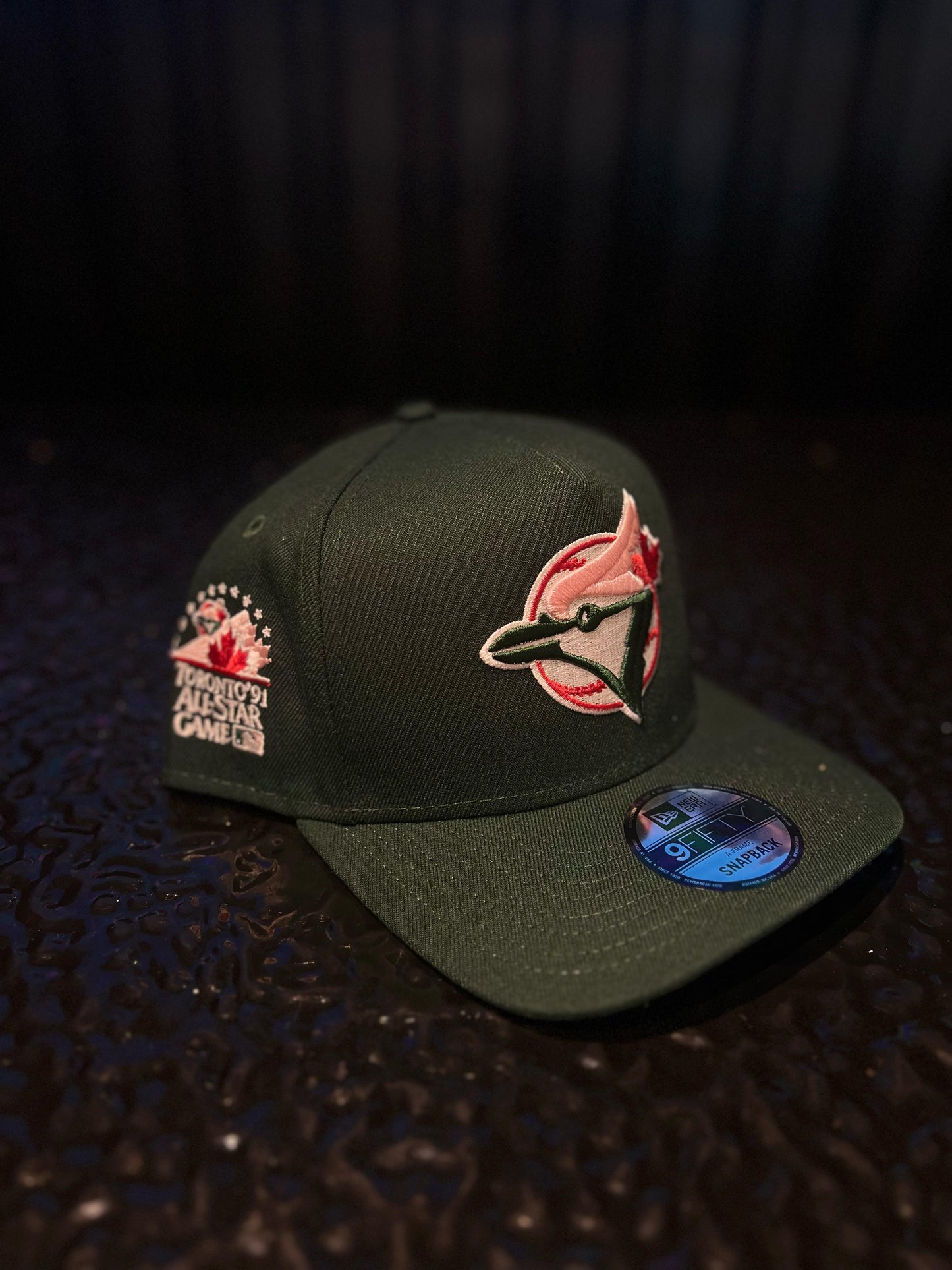 GORRA NEW ERA BLUE JAYS TORONTO 91TH GREEN SNAPBACK