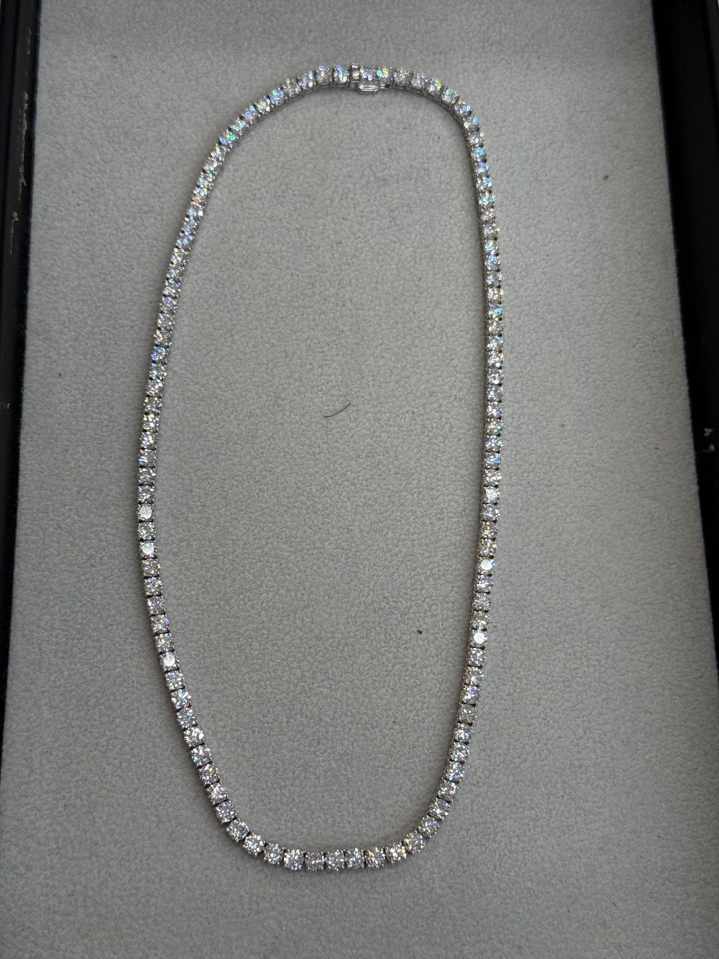 Collar de Diamantes oro 14k