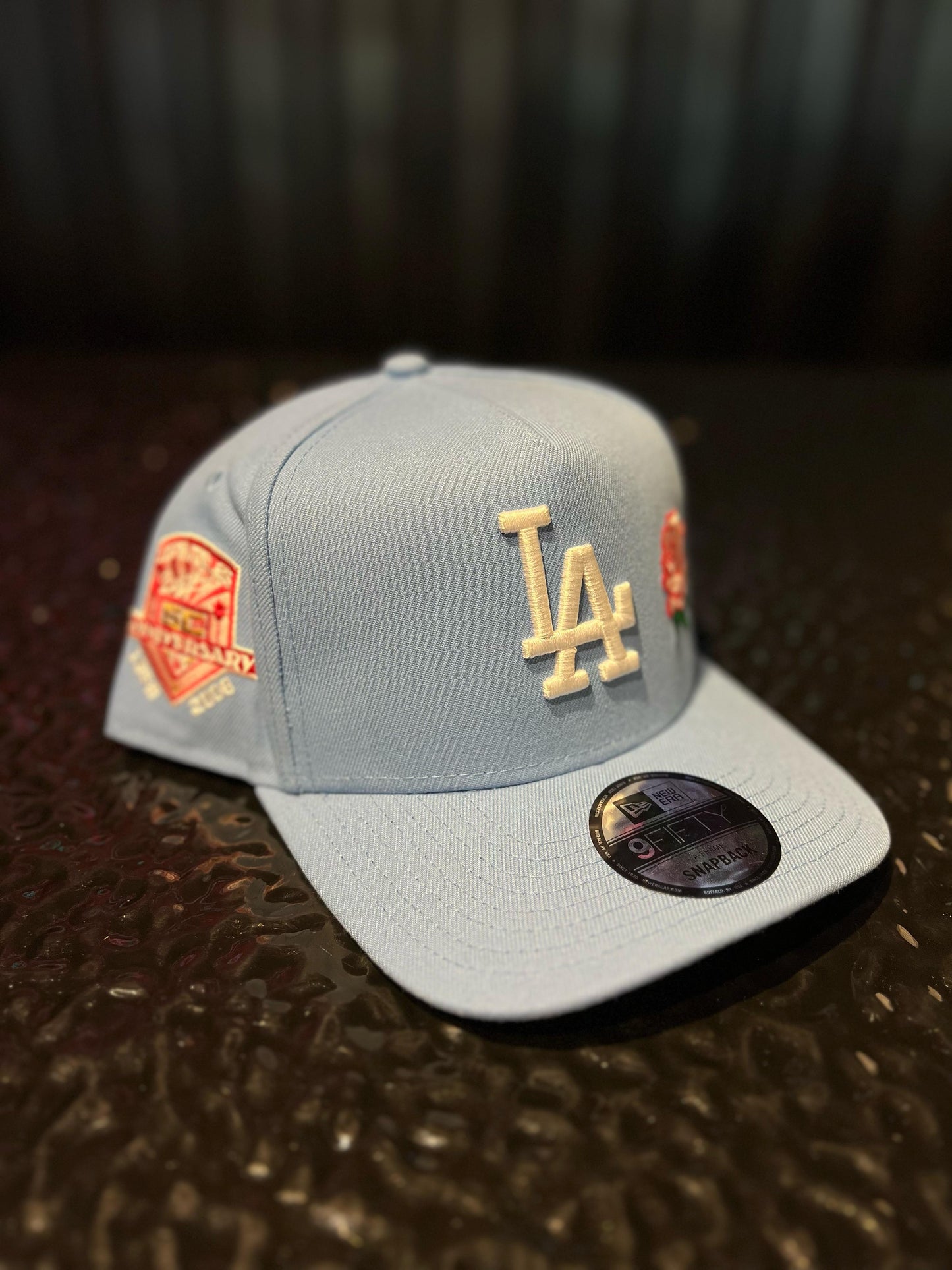 GORRA NEW ERA LA DODGERS ROSE BLUE SNAPBACK