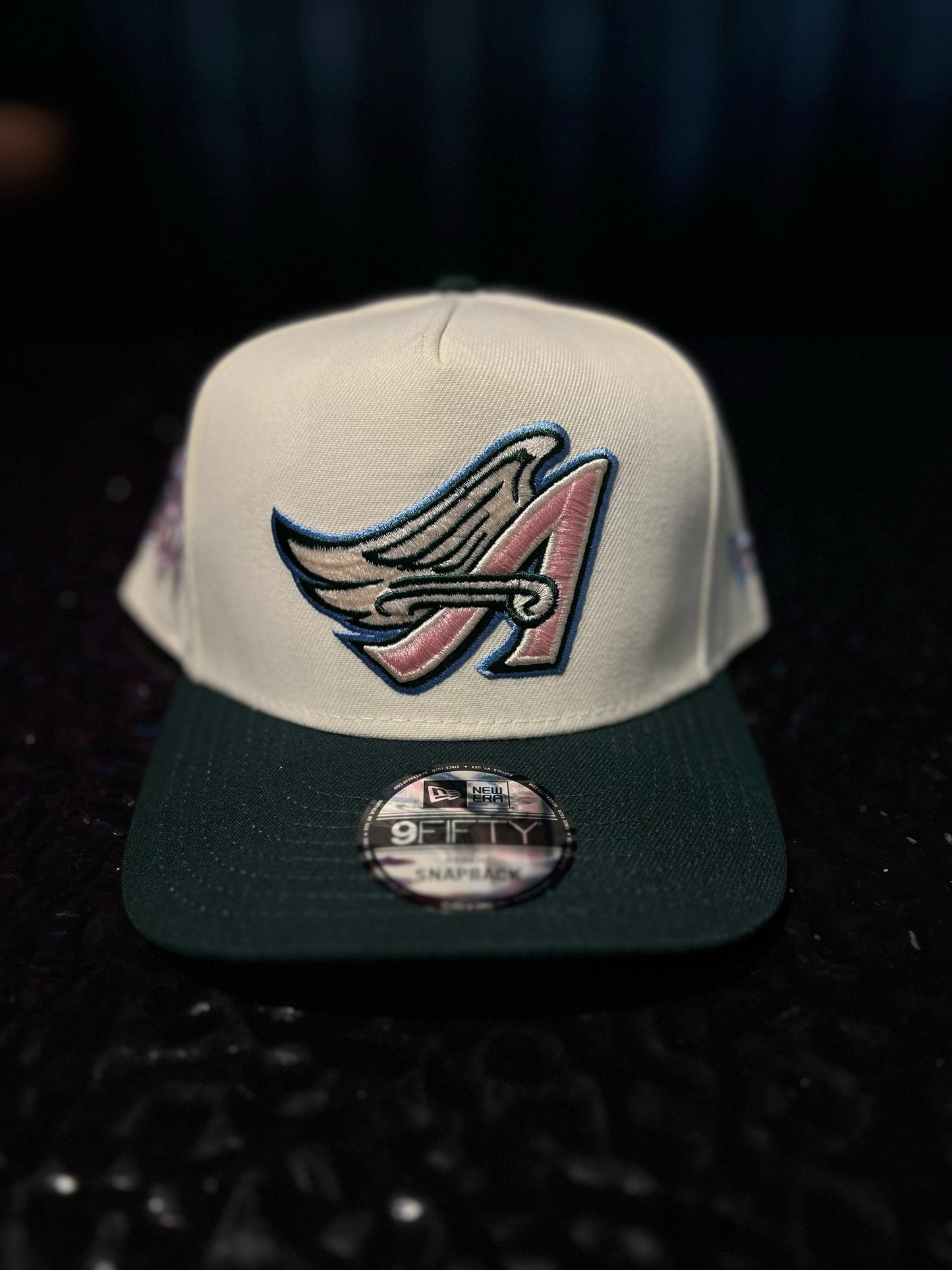 GORRA NEW ERA ANGELS 50TH PINK/GREEN SNAPBACK