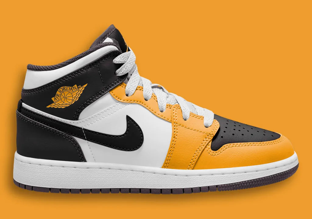 Air Jordan 1 Mid Yellow Ochre (GS)