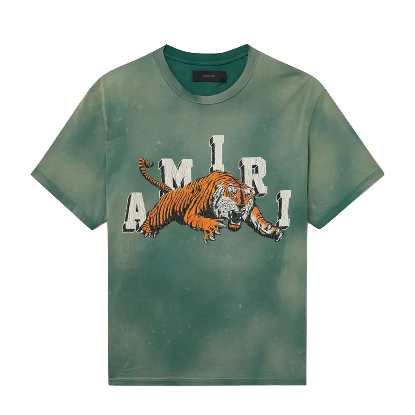 Amiri Vintage Tiger Tee 'Green'