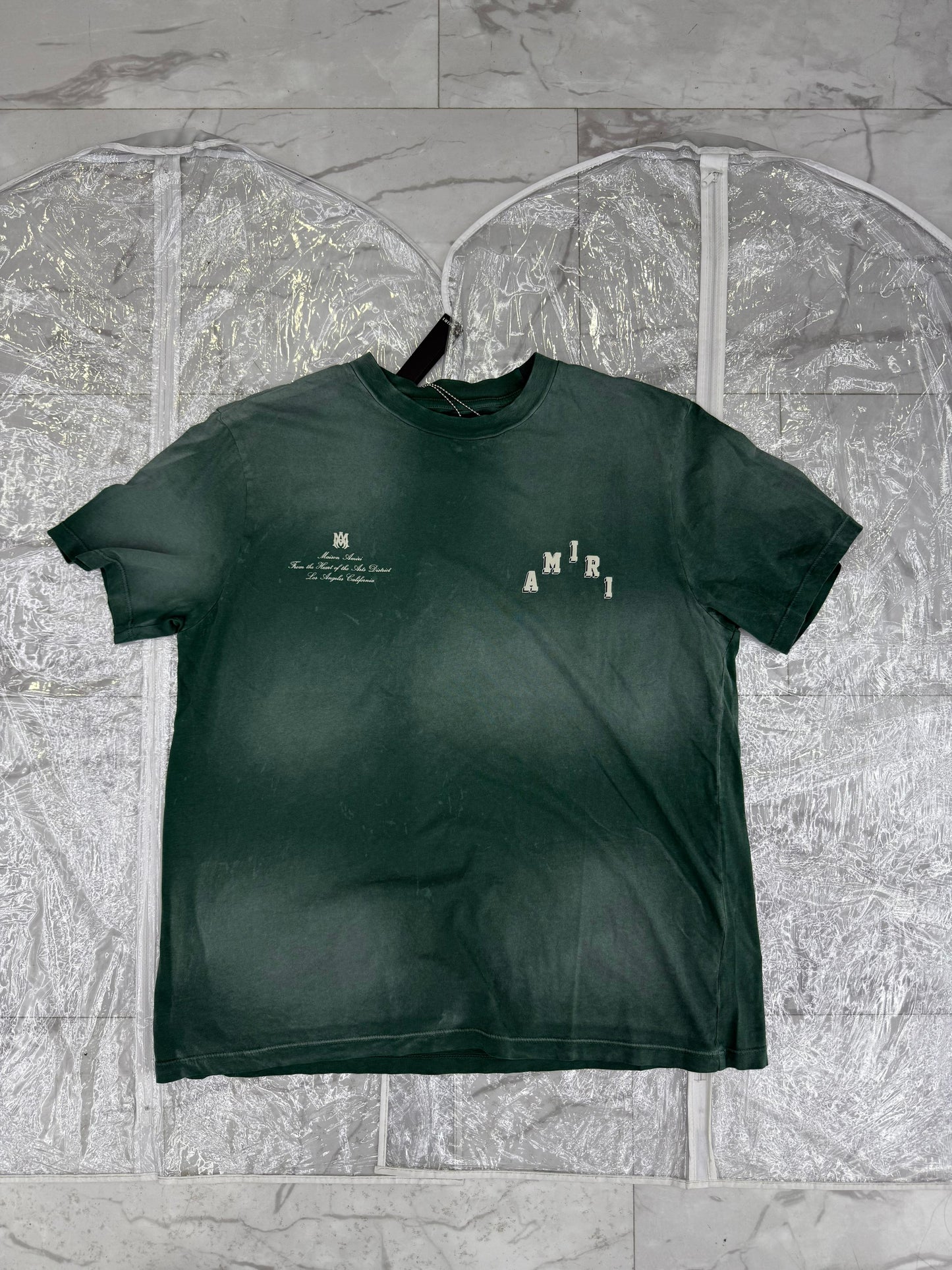 AMIRI Vintage Collegiate T-Shirt Light Green